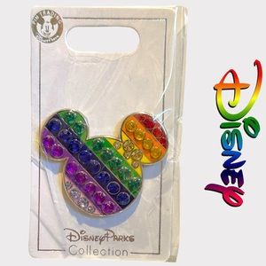 Disney Rainbow Mickey Mouse Pin